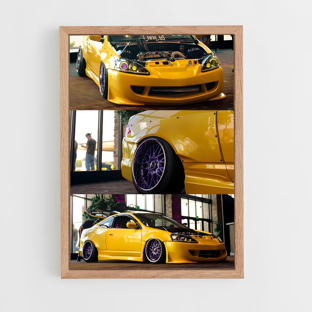 Poster Yellow Fury – affiche Acura (vue 4)
